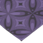 Nappe Motif Rétro de Couleur Violet Foncé (Angle)