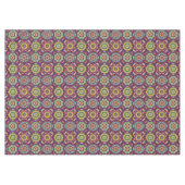 Nappe Motif Retro Mandala (Devant (Horizontal))