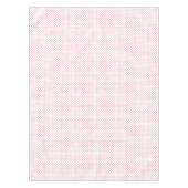 Nappe Motif rétro pastel rose points blancs (Devant)