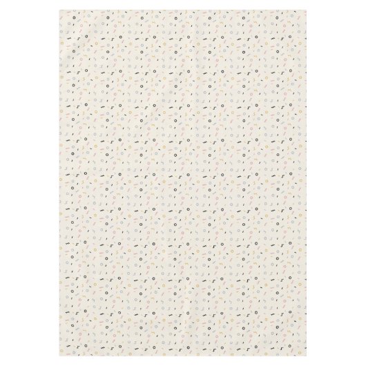 Nappe Motif Retro Squiggle (Devant)
