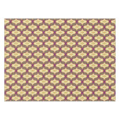 Nappe Motif Rétro Vert Jaune Blanc (Devant (Horizontal))