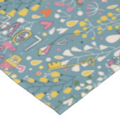 Nappe Motif romantique abstrait avec la bande dessinée (Angle)