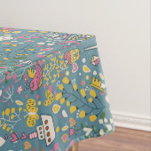 Nappe Motif romantique abstrait avec la bande dessinée (In Situ)