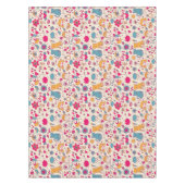 Nappe Motif romantique coloré (Devant)