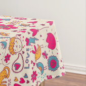 Nappe Motif romantique coloré (In Situ)