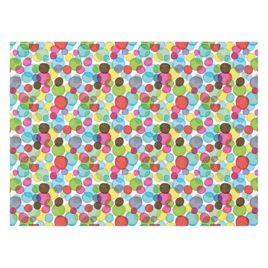 Nappe Motif rond 2 d'enfants de bulles (Devant (Horizontal))