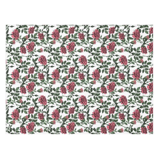 Nappe motif rose (Devant (Horizontal))