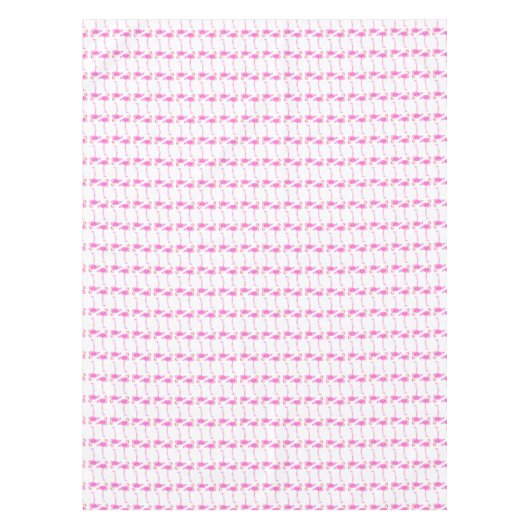 Nappe Motif rose 2 de Flamant rose (Devant)