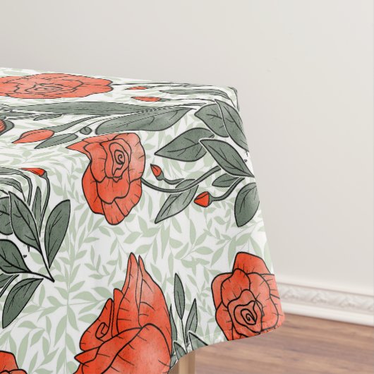 Nappe Motif rose Art Nouveau (In Situ)