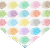 Nappe Motif rose coloré (Angle)