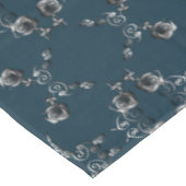 Nappe Motif Rose d'argent pour 16ème anniversaire (Angle)