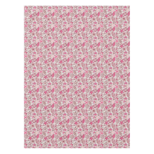 Nappe Motif rose de mer (Devant)