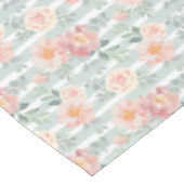 Nappe Motif rose de rayure d'Alicia (Angle)