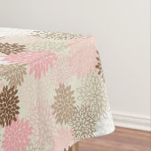 Nappe Motif rose et Brown de maman (In Situ)