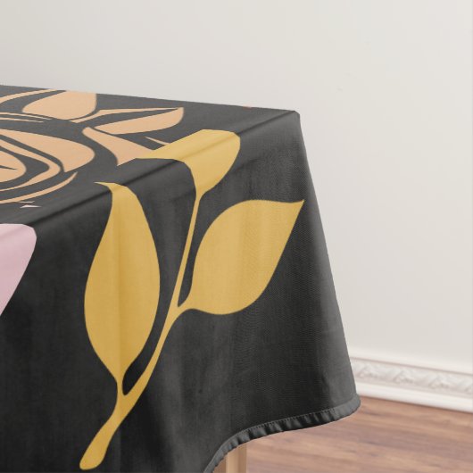 Nappe Motif rose et Feuille (In Situ)