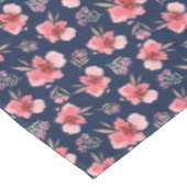 Nappe Motif rose foncé d'aquarelle (Angle)