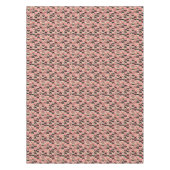 Nappe Motif rose moderne de la moitié du siècle (Devant)