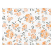 Nappe Motif rose Peach (Devant (Horizontal))