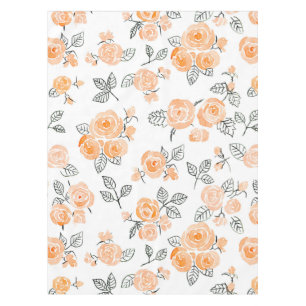 Nappe Motif rose Peach