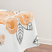 Nappe Motif rose Peach (In Situ)