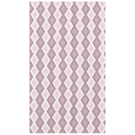 Nappe motif rose quartz rose diamant (Devant)