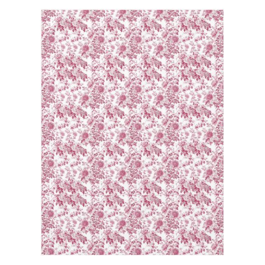 Nappe Motif rose Toile (Devant)