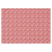 Nappe Motif rouge Abstrait de flocon de neige #10 ID1009 (Devant (Horizontal))