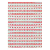 Nappe Motif rouge de Noël de blanc de vert moderne de (Devant)