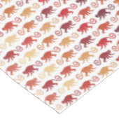 Nappe Motif rouge de singes (Angle)