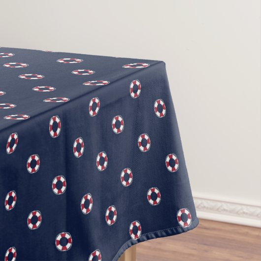 Nappe Motif rouge et blanc de balise (In Situ)
