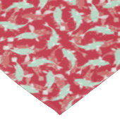 Nappe Motif rouge et vert - Koi Fish (Angle)