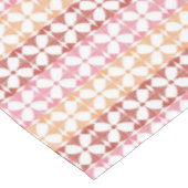 Nappe Motif rouge géométrique de rayures d'ikat (Angle)