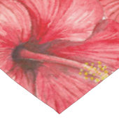 Nappe Motif rouge hibiscus II (Angle)