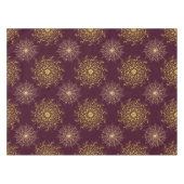 Nappe motif rouge ornemental (Devant (Horizontal))