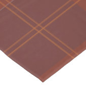 Nappe Motif rouille rouge et orange plaid (Angle)