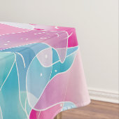 Nappe Motif Ruban Abstrait Pastel (In Situ)