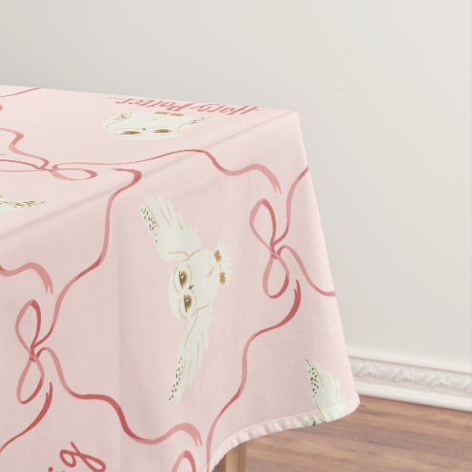 Nappe Motif Ruban Rose Hedwig (In Situ)