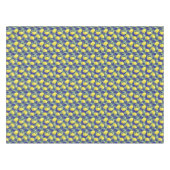 Nappe Motif rustique de citron bleu Cuisine (Devant (Horizontal))