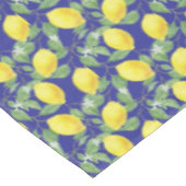 Nappe Motif rustique de citron bleu Cuisine (Angle)