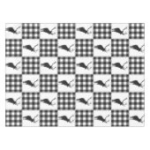 Nappe Motif rustique de plaid de bison de forêt (Devant (Horizontal))
