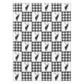 Nappe Motif rustique de plaid de bison de forêt (Devant)