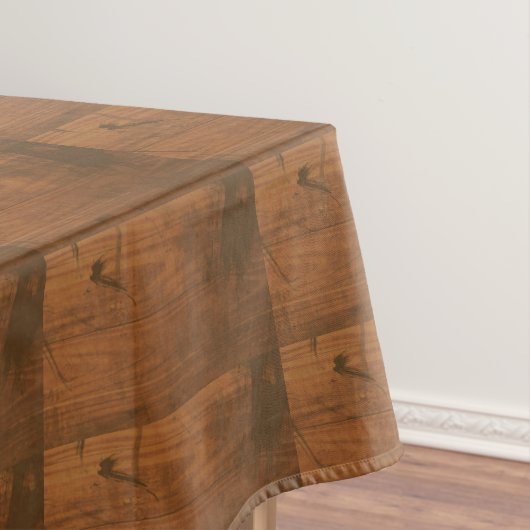 Nappe Motif rustique en bois Brown (In Situ)