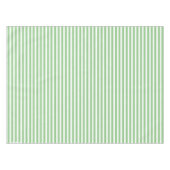 Nappe Motif Sage-Green/White Simple Stripes (Devant (Horizontal))