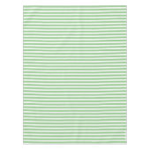 Nappe Motif Sage-Green/White Simple Stripes (Devant)