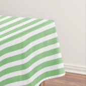 Nappe Motif Sage-Green/White Simple Stripes (In Situ)
