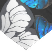 Nappe Motif sans couleur foncée avec papillons bleus Mor (Angle)