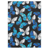 Nappe Motif sans couleur foncée avec papillons bleus Mor (Devant)