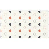 Nappe Motif sans couture à cœur simple mignon  (Devant (Horizontal))