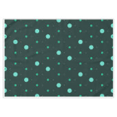 Nappe Motif sans couture à pois sarcelle (Devant (Horizontal))