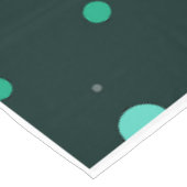 Nappe Motif sans couture à pois sarcelle (Angle)